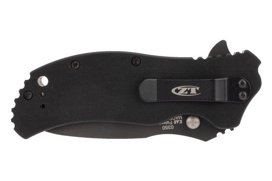 Zero Tolerance 0350 Pocket Knife features G10 grip scales